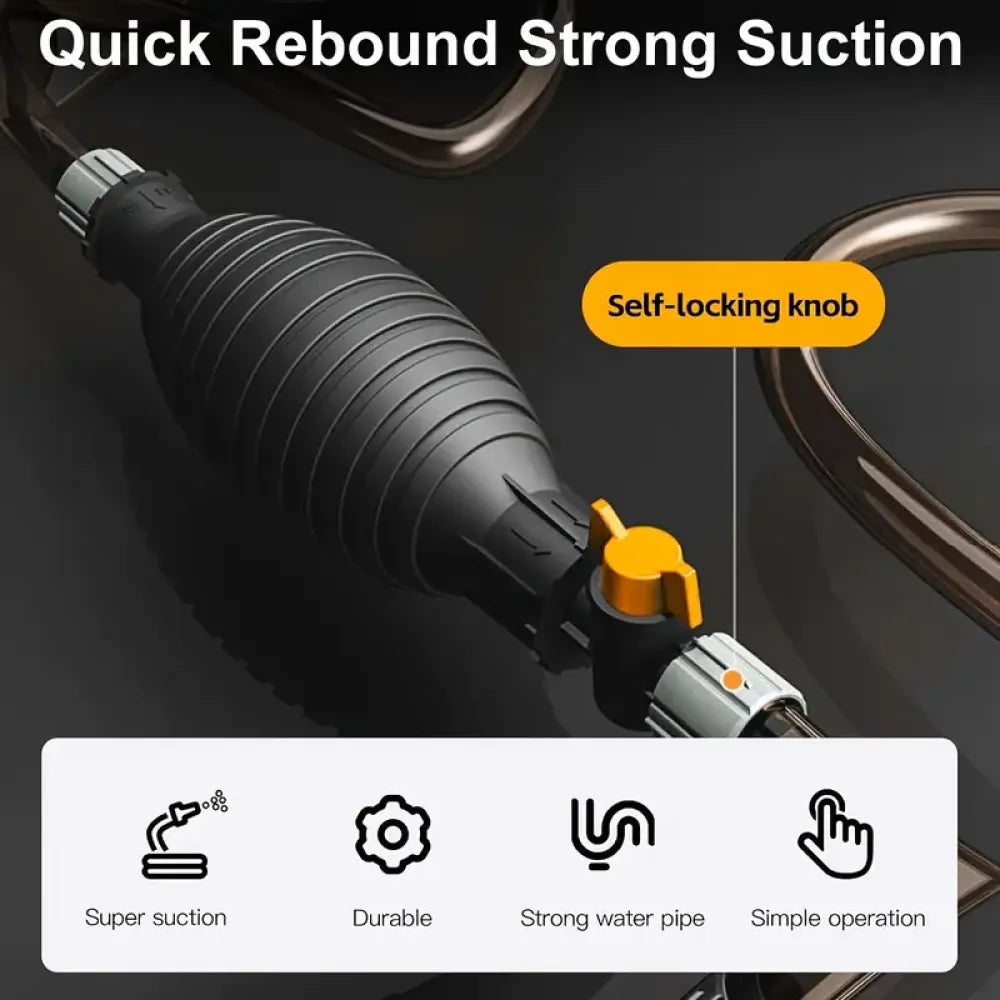 Portable fluid transfer pump - car and bike accessories