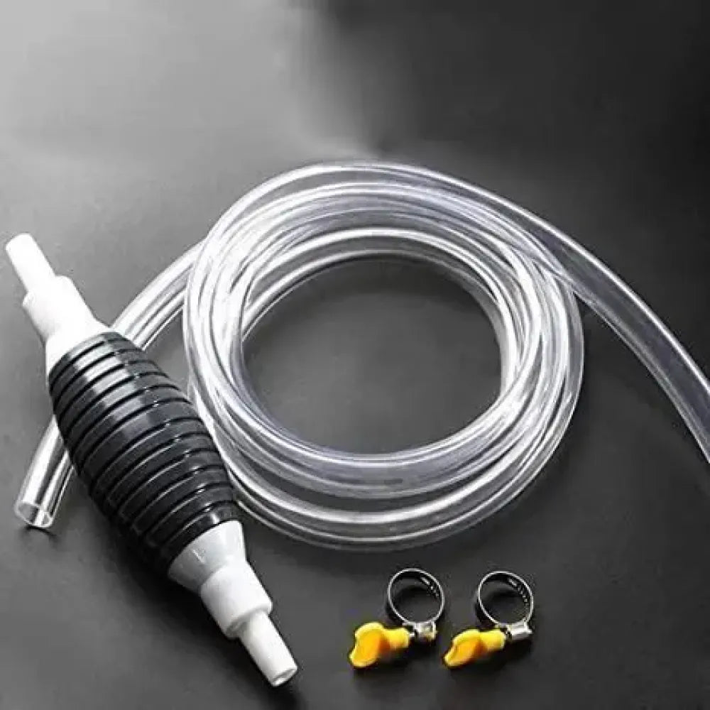 Portable fluid transfer pump - car and bike accessories