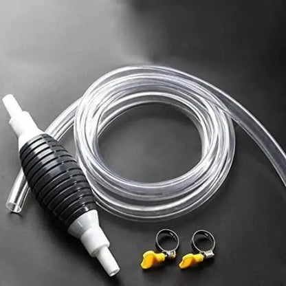 Portable fluid transfer pump - car and bike accessories