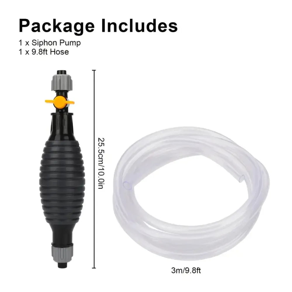 Portable fluid transfer pump - car and bike accessories