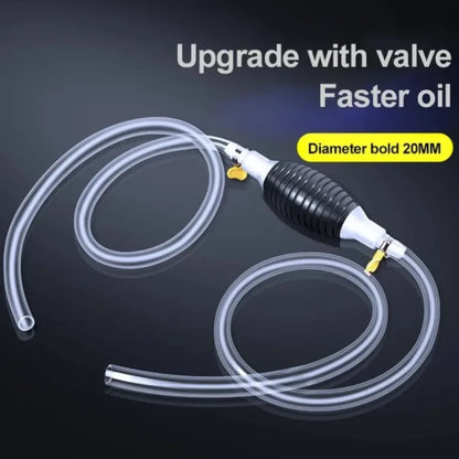 Portable fluid transfer pump - car and bike accessories