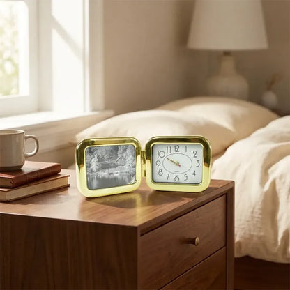 Portable foldable desk clock space-saving and stylish (1 pc) - home improvement