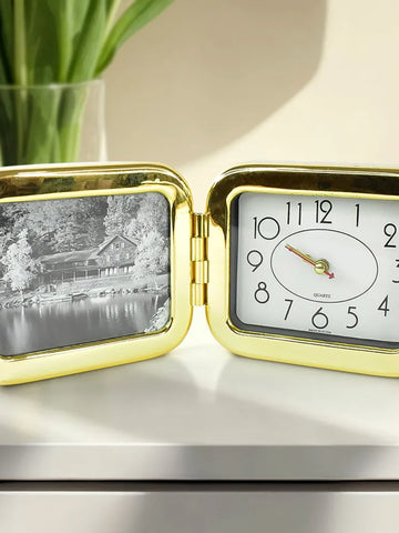 Portable Foldable Desk Clock  Space-saving And Stylish (1 Pc)