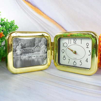 Portable foldable desk clock space-saving and stylish (1 pc) - home improvement