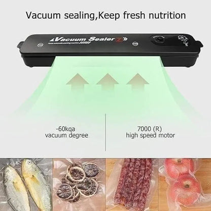Portable food vacuum sealer