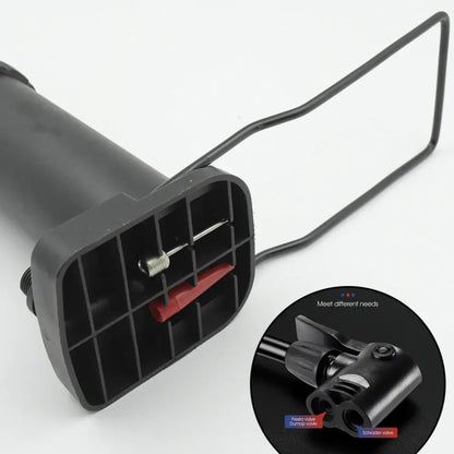 Portable foot-activated bike pump - automotive