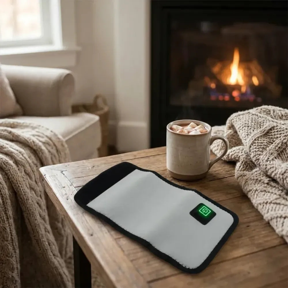 Portable hand heating strap - health care
