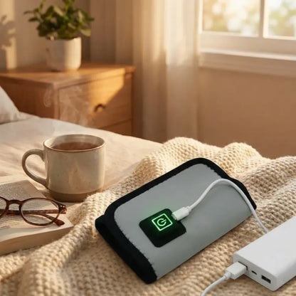 Portable hand heating strap - health care