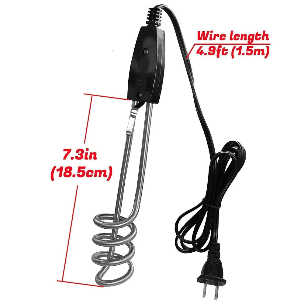Portable immersion water heater - electronics