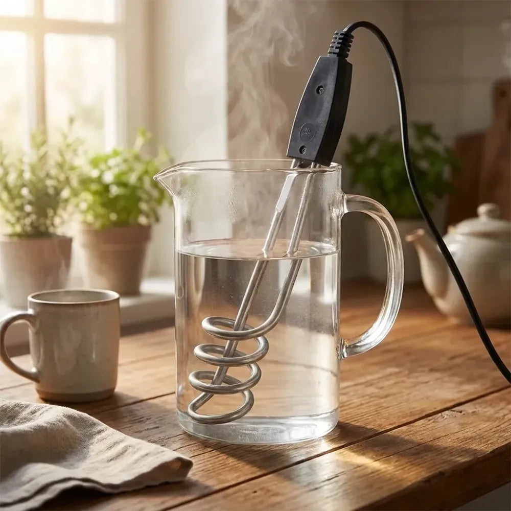 Portable immersion water heater - electronics