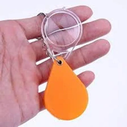 Portable keychain magnifier glass - office