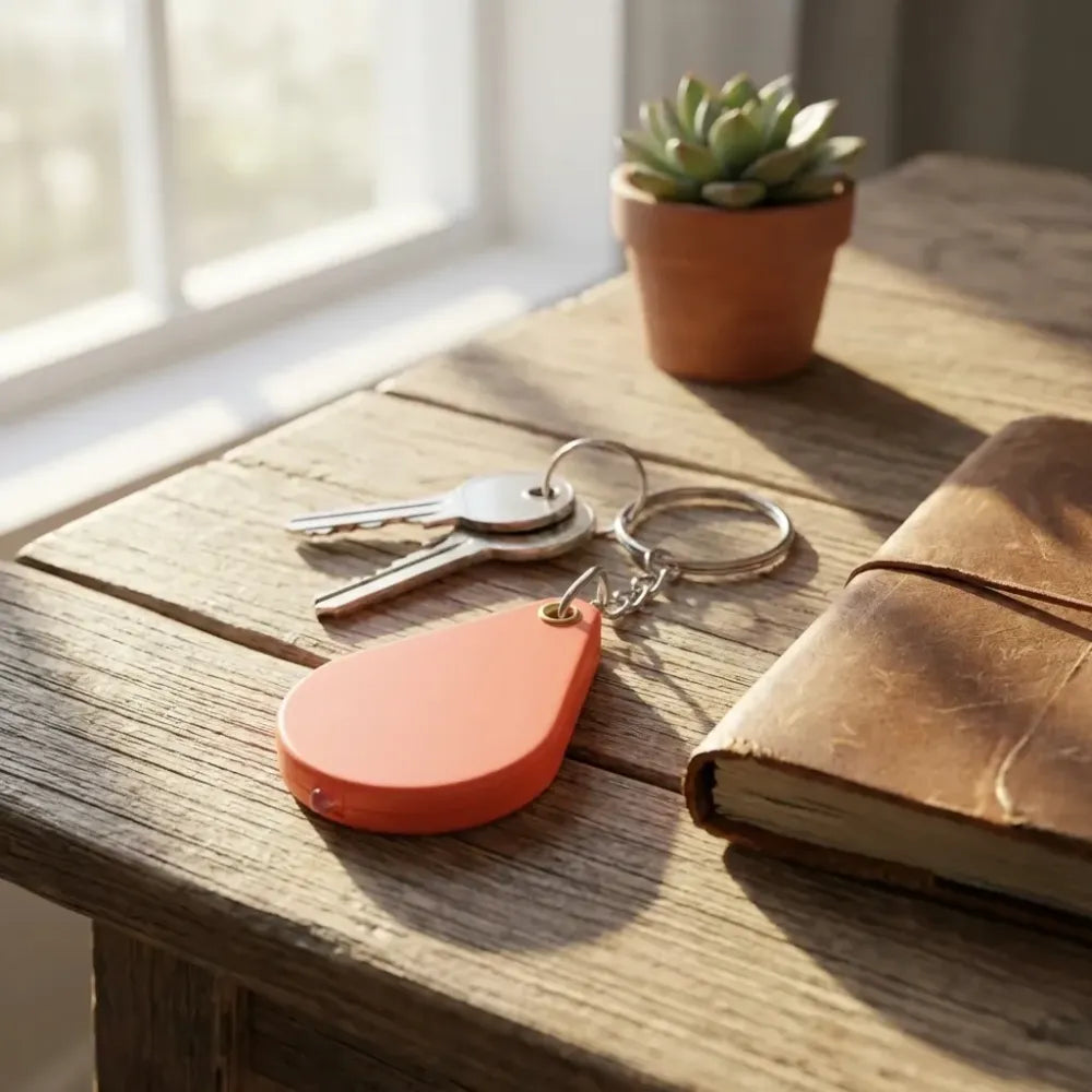Portable keychain magnifier glass - office