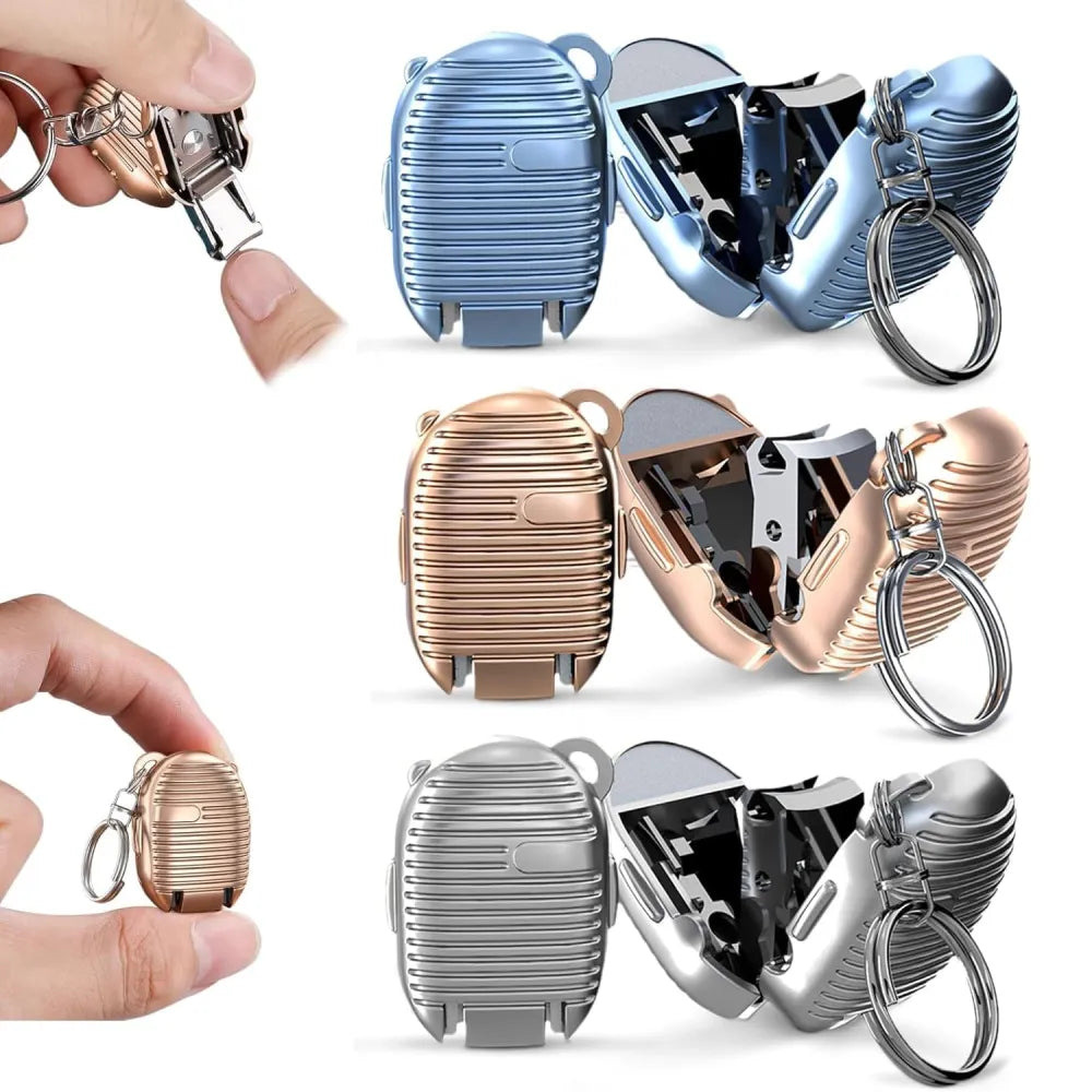 Portable keychain nail clipper - health care