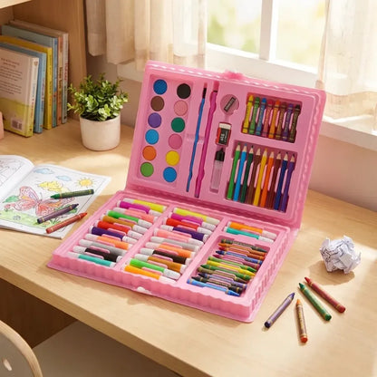 Portable kids art kit - office