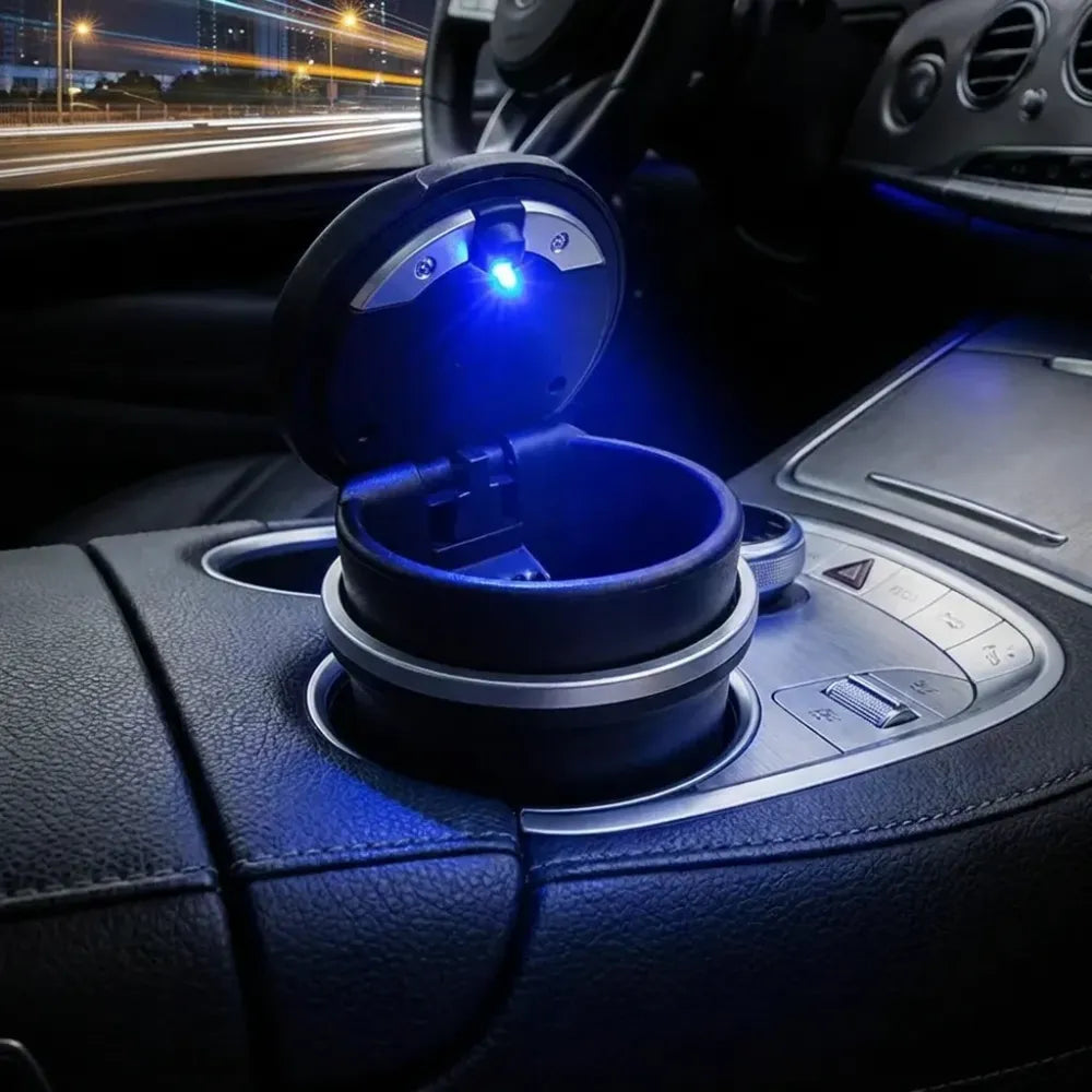Portable led car ashtray - home improvement
