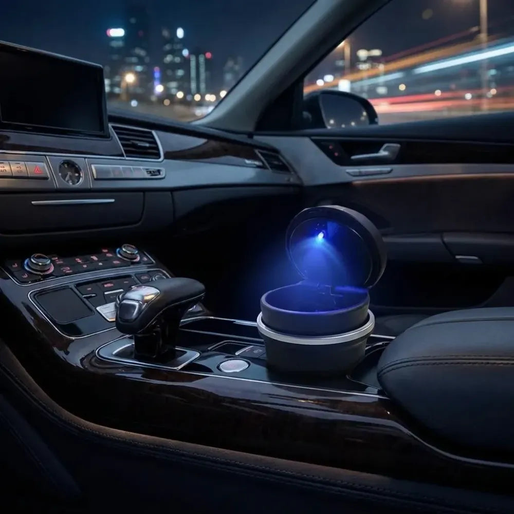 Portable led car ashtray - home improvement