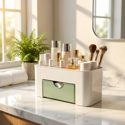 Portable makeup organizer box - health & beauty