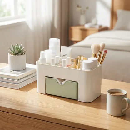 Portable makeup organizer box - health & beauty
