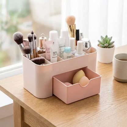 Portable makeup organizer box - health & beauty