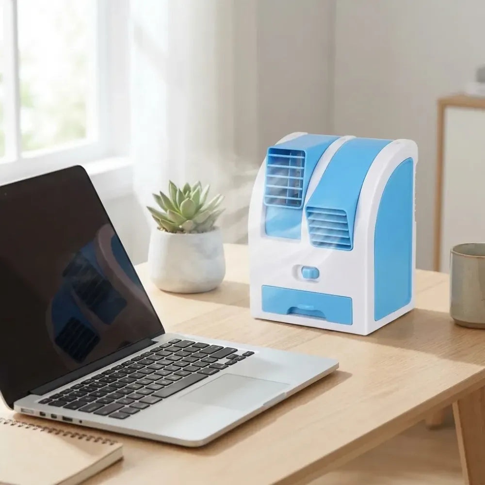 Portable mini air cooler fan - home & kitchen