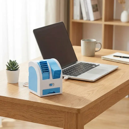 Portable mini air cooler fan - home & kitchen