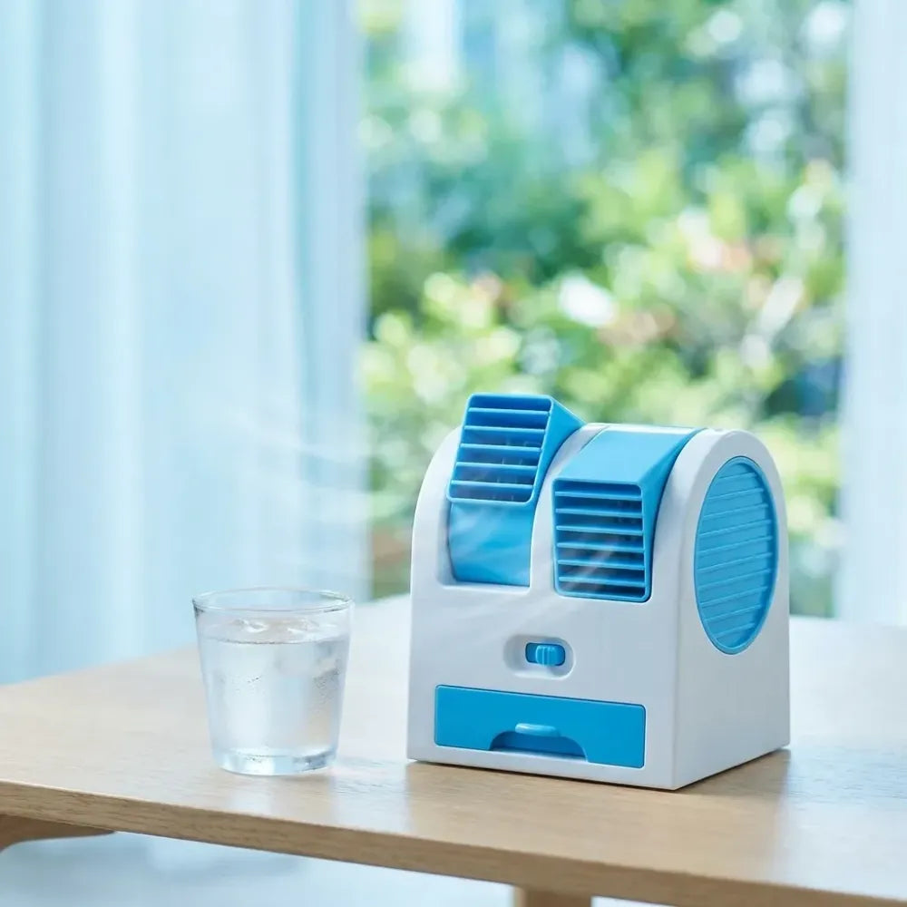 Portable mini air cooler fan - home & kitchen