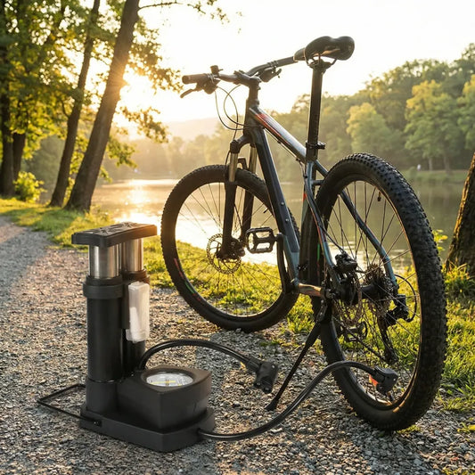 Portable mini bike pump - automotive