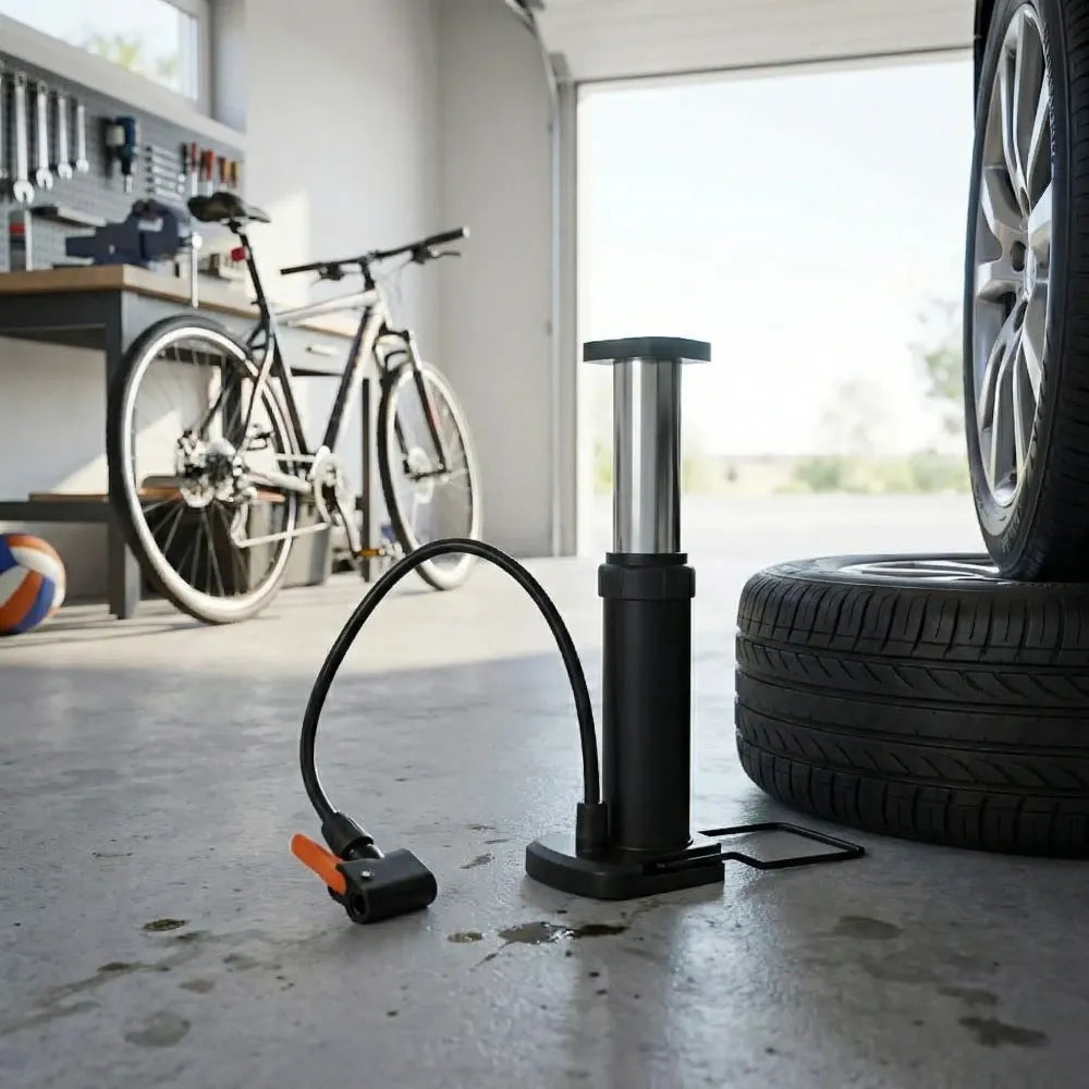 Portable mini foot pump - automotive