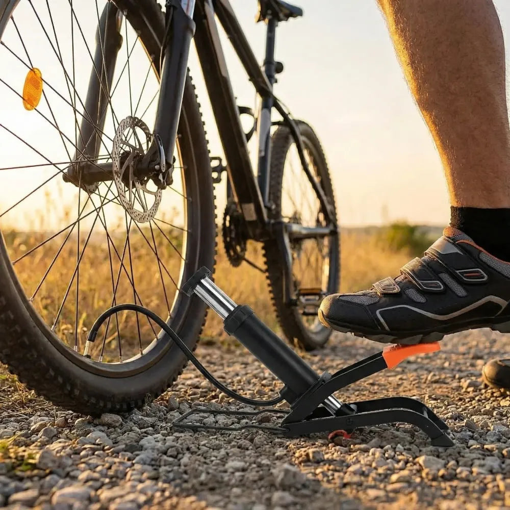 Portable mini foot pump - automotive