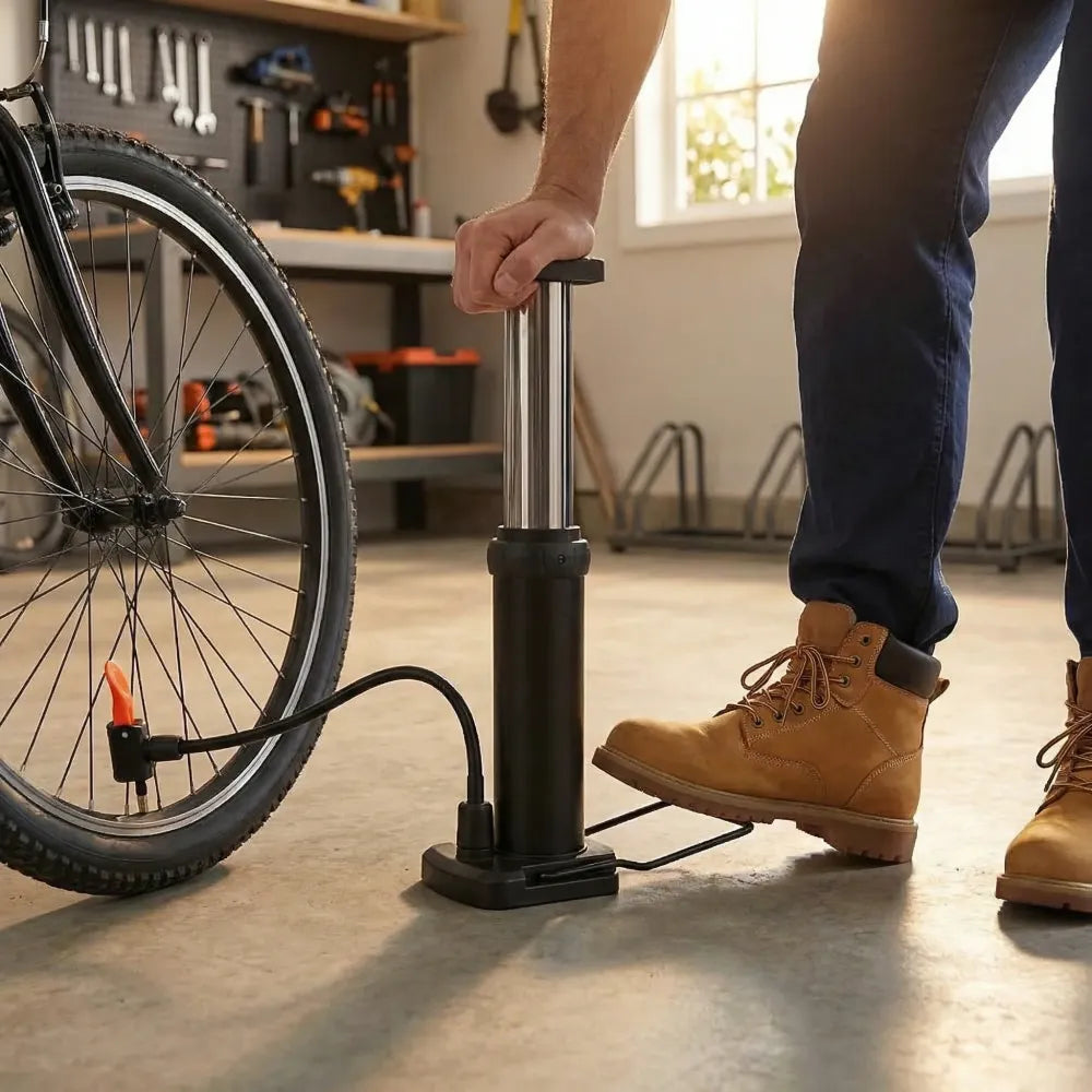 Portable mini foot pump - automotive