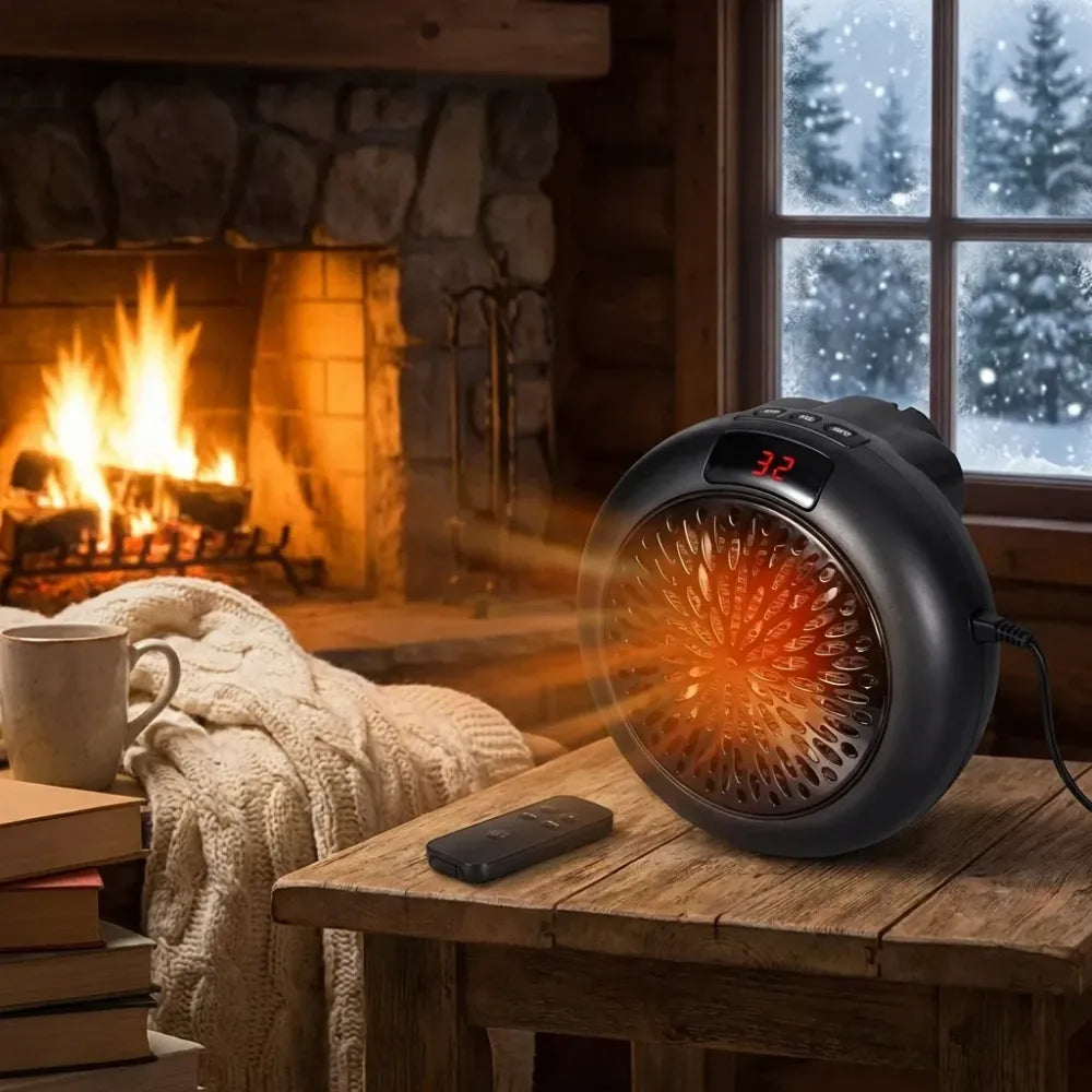 Portable mini room heater - office