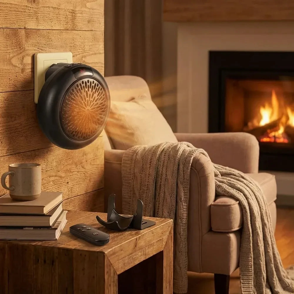 Portable mini room heater - office