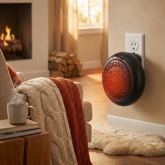 Portable mini room heater - office