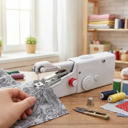 Portable mini sewing machine
