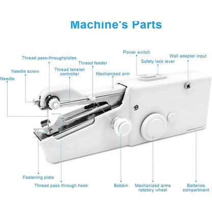 Portable mini sewing machine