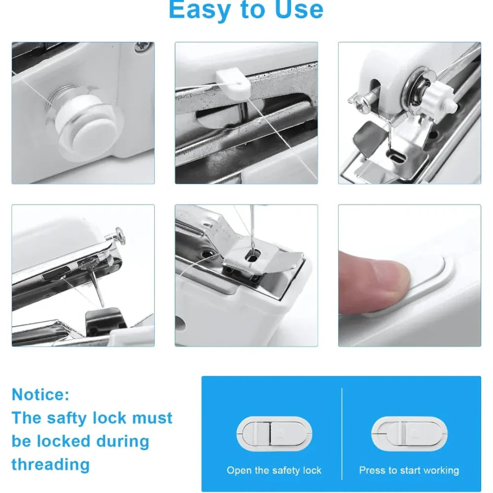 Portable mini sewing machine