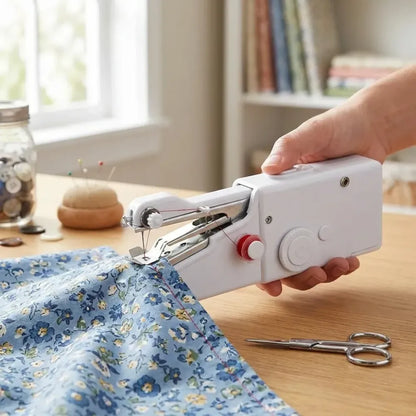 Portable mini sewing machine