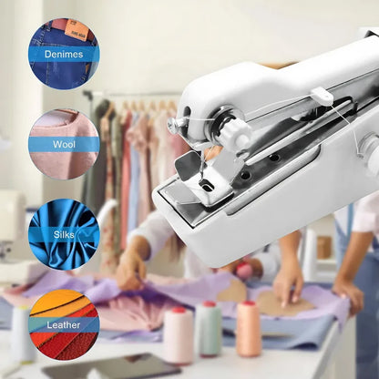 Portable mini sewing machine