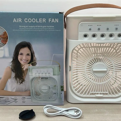 Portable mist fan cooler
