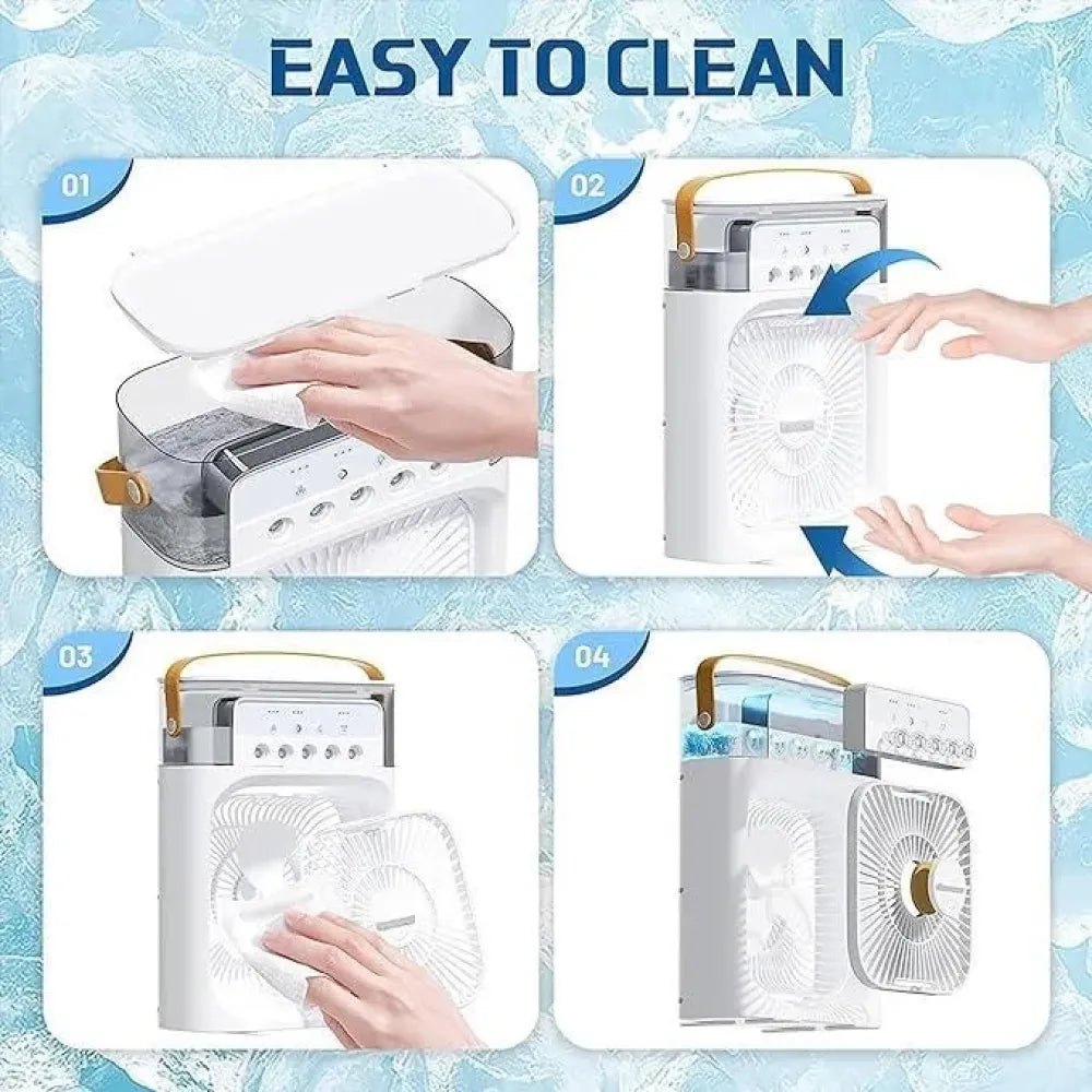 Portable mist fan cooler