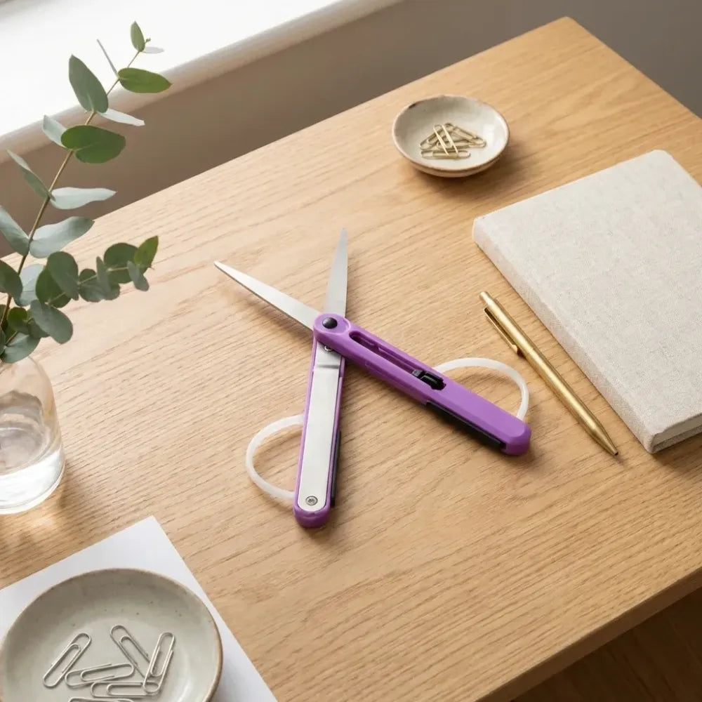 Portable pen-style scissors - home improvement