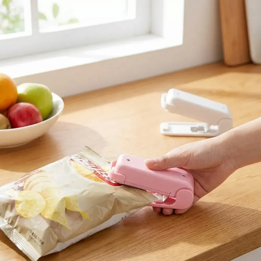 Portable plastic bag sealer - home improvement