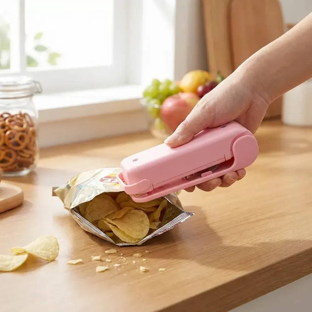 Portable plastic bag sealer - home improvement