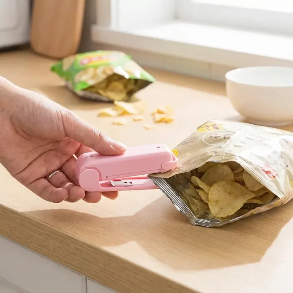 Portable plastic bag sealer - home improvement