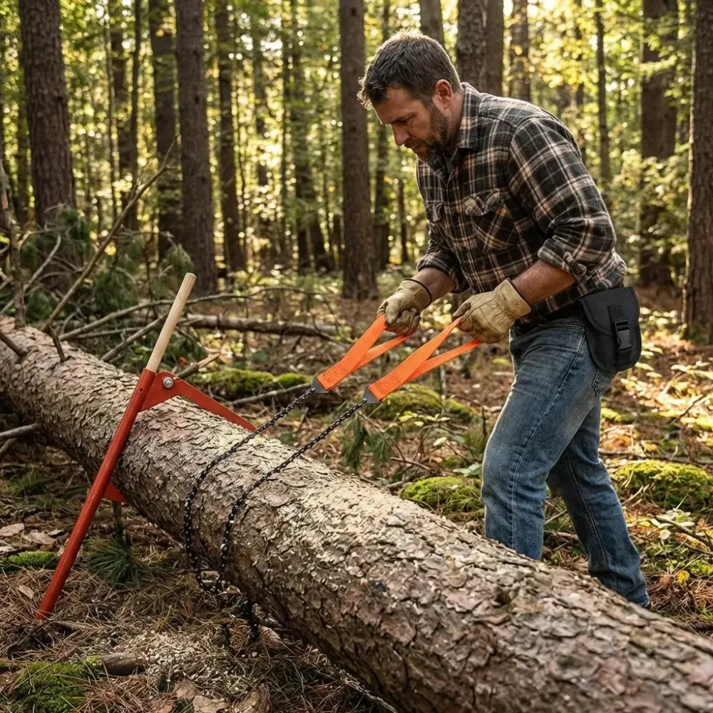 Portable pocket chainsaw - gardening