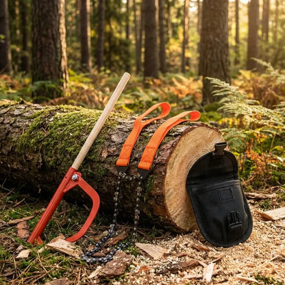 Portable pocket chainsaw - gardening