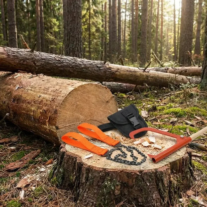 Portable pocket chainsaw - gardening