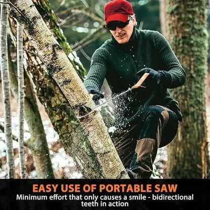 Portable pocket chainsaw - gardening