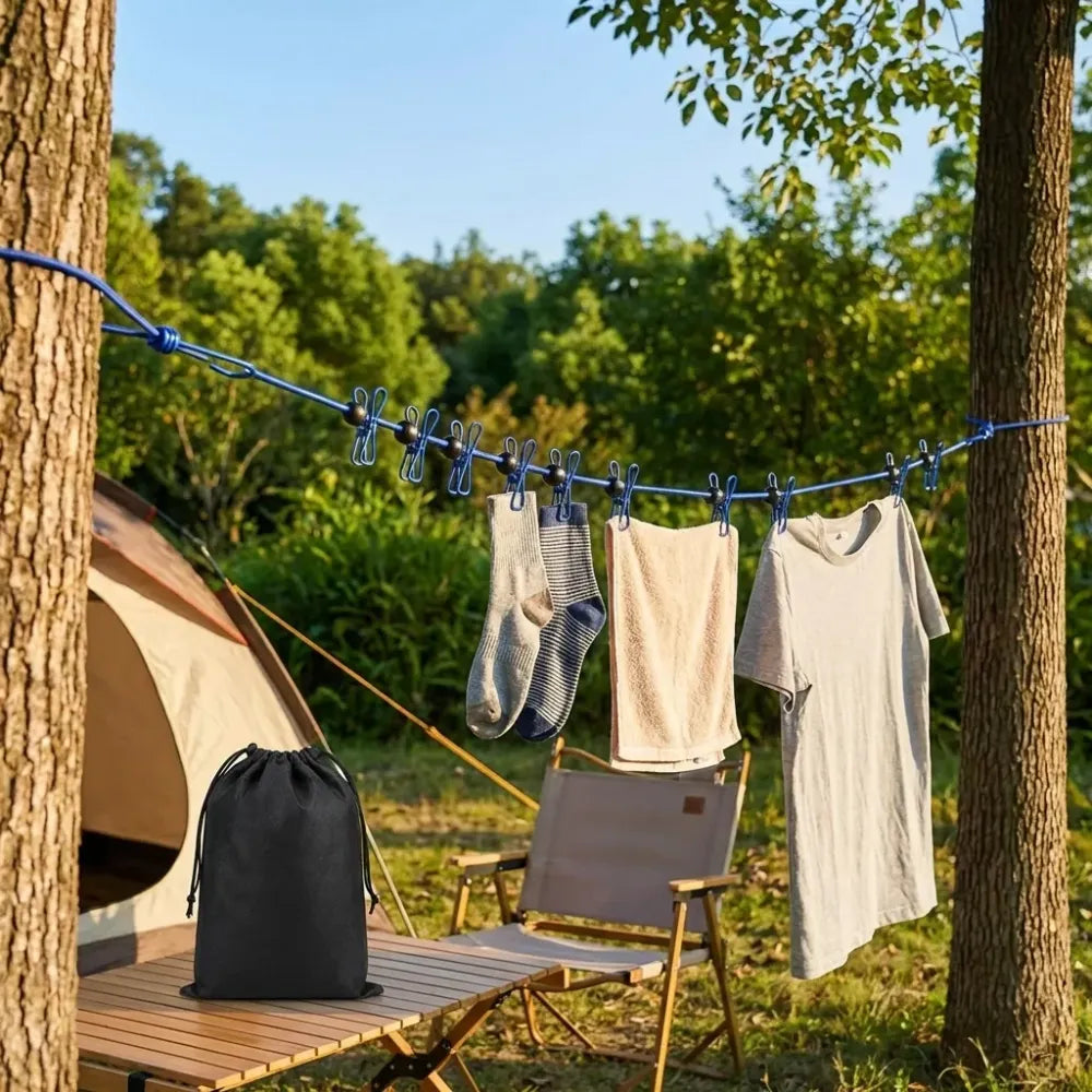 Portable retractable clothesline - home essentials