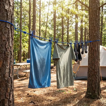 Portable retractable clothesline - home essentials